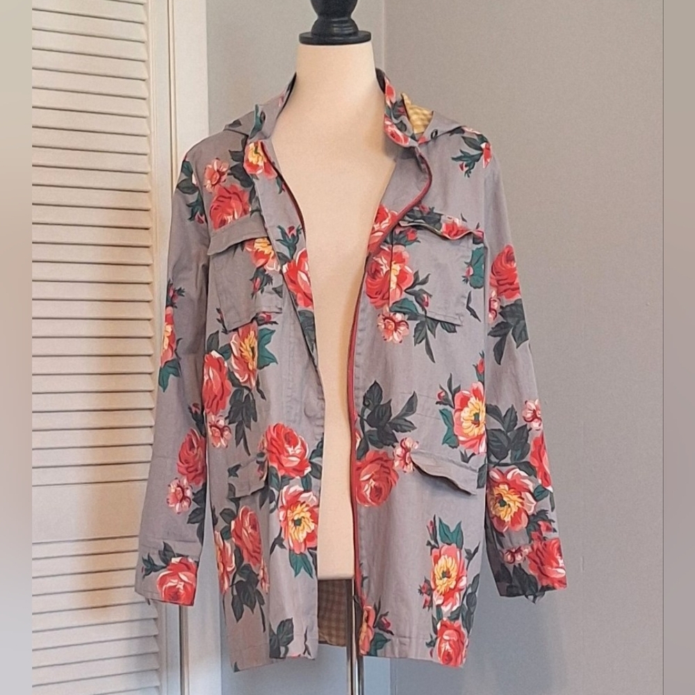 Matilda Jane Floral Raincoat Small *C7 - Picture 4 of 7